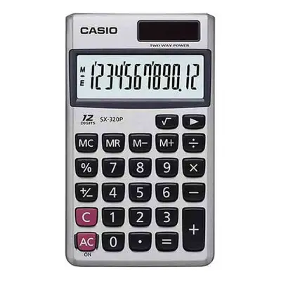 Casio SX-320P-W Basic Calculator
